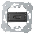 Розетка HDMI Simon SIMON 75, скрытый монтаж, черный, 7501094-039