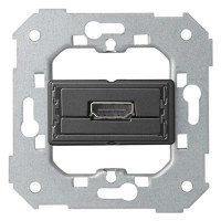 Розетка HDMI Simon SIMON 75, скрытый монтаж, черный, 7501094-039