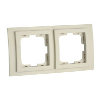 Рамка на 2 поста Mono Electric Larissa крем 103-171700-161