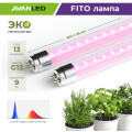 Лампа светодиодная AL T8-9-BR-600 FITO 9Вт G13 600мм для растений красн./син. AVANLED 12206011