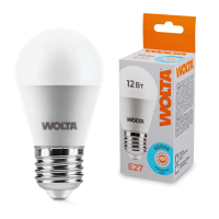 Светодиодная лампа WOLTA 25W45GL12E27 12Вт 6500K Е27