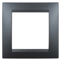 Рамка 1 пост Simon SIMON 15, графит, 1500610-038