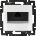 VALENA Розетка компьютерная RJ45х1 UTP белая