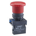 Кнопка управления Грибок d30мм NP8-20ZS/34 2НЗ IP65 с фиксацией красн. (R) CHINT 667853