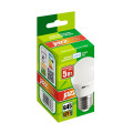 Лампа светодиодная PLED-ECO 5Вт G45 шар матовая 4000К нейтр. бел. E27 400лм 230В 50Гц JazzWay 1036988A