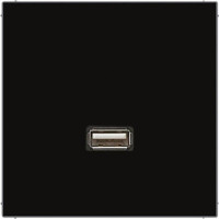 Розетка USB Jung LS 990, черный, MALS1122SW