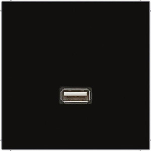 Розетка USB Jung LS 990, черный, MALS1122SW