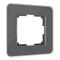 W0012440/ Рамка на 1 пост Elite (графит, стекло)