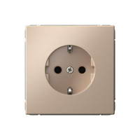 ARTGALLERY РОЗЕТКА с заземлением со шторками, 16А, механизм, ПЕСОЧНЫЙ GAL001245