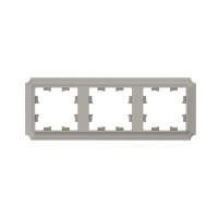 ATLASDESIGN ANTIQUE 3-постовая РАМКА, универсальная, ШАМПАНЬ ATN100503