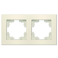 Рамка 2-м Афина универс. сл. кость (ivory) Universal A0044-I