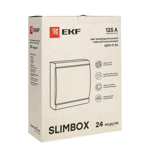 Щит ЩРН-П-24 SlimBox IP41 бел. дверца PROxima EKF sb-n-24w