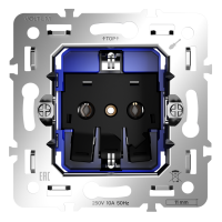 Механизм розетки с заземлением 16А, S70