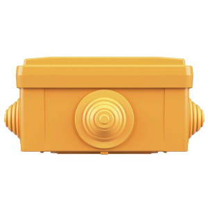 Коробка ответвительная FS 100х100х50мм IP55 5п 450В 10А 6кв.мм с кабельными вводами и клеммниками пластик. DKC FSB11506
