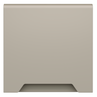 Накладка для розетки с заземлением, защитными шторками и крышкой, S70 (кашемир)