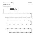 Гирлянда светодиодная смарт Роса Нить с крупными светодиодами 10м 100LED RGB IP20 USB провод прозр. Neon-Night 245-019