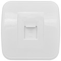 Розетка компьютерная RJ45 EKF МАДРИД, открытый монтаж, белый, EGK01-035-10