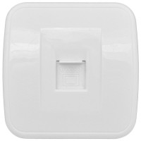 Розетка компьютерная RJ45 EKF МАДРИД, открытый монтаж, белый, EGK01-035-10