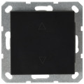 Jasmart G Черный матовый Выключатель 1-кл жалюзи, 10A 250V~ G3018PB