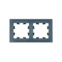 ATLASDESIGN NATURE 2-постовая РАМКА, НАТУРАЛЬНОЕ СТЕКЛО, ГРИФЕЛЬ ATN360702