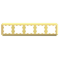 ATLASDESIGN ANTIQUE 5-постовая РАМКА, универсальная, ЗОЛОТО ATN101605