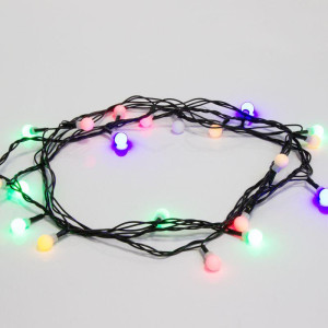 Гирлянда светодиодная Цветные Шарики 2.8м 20LED мультиколор 2Вт IP20 Neon-Night 303-060