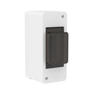Щиток настенный 2мод. IP41 с тонированной дверцей бел. DKC F02W0WD