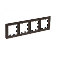 ATLASDESIGN NATURE 4-постовая РАМКА, ОРГАНИЧЕСКОЕ СТЕКЛО МОККО ATN320604