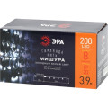 Гирлянда ЭРА ENIN GC LED Нить, мишура, 3.9м, зеленый провод, холодный свет, 220V 24/576 Б0047969