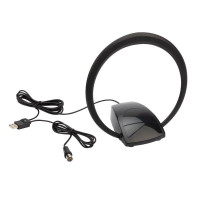 Антенна комнатная Активная с USB питанием для цифрового телевидения DVB-T2 Ring-51 Rexant 34-0723