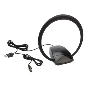 Антенна комнатная Активная с USB питанием для цифрового телевидения DVB-T2 Ring-51 Rexant 34-0723