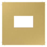 Накладка на USB-розетку Jung LS METAL, скрытый монтаж, латунь, ME1969USBC