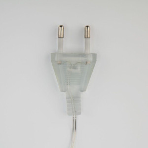 Гирлянда светодиодная Айсикл (бахрома) Сосульки 1.5х0.25м 10LED бел. 0.51Вт IP20 провод прозр. Neon-Night 303-068
