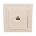 Розетка компьютерная RJ45 EKF МИНСК, скрытый монтаж, бежевый, ERK01-035-20