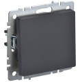 IEK BRITE BASE Графит Выключ. 1-кл прох 10А ВС10-1-6-БрГ