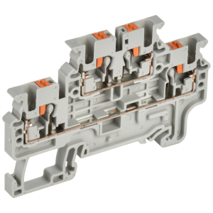 Колодка клеммная CP-ML 2 ур. 2,5мм2 серая IEK