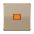 Клавиша Jung CD 500, золотая бронза, CD590KOGB