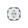 Розетка 1-м СП Simon 15 16А IP20 250В с заземл. винтов. клеммы механизм бел. Simon 1591432-030
