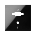 Simon 100 Черный глянец Накладка розетки VGA + Mini-Jack