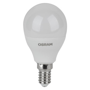 Лампа светодиодная LED Value LVCLP60 7SW/830 шар матовая E14 230В 2х5 RU (уп.5шт) OSRAM 4058075578104