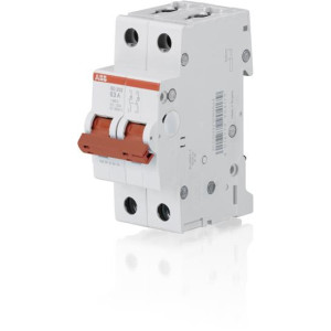 Рубильник 2п SD202/40 рычаг красн. ABB 2CDD282101R0040