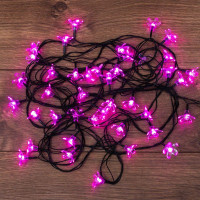 Гирлянда светодиодная Цветы Сакуры 7м 50LED роз. 1.5Вт IP20 с контроллером 8 режимов Neon-Night 303-038