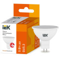 Лампа светодиодная MR16 5Вт 3000К тепл. бел. GU5.3 450лм 230-240В IEK LLE-MR16-5-230-30-GU5
