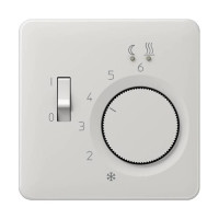 Накладка на терморегулятор Jung CD 500, светло-серый, CDFTR231PLLG