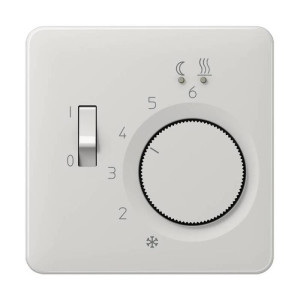 Накладка на терморегулятор Jung CD 500, светло-серый, CDFTR231PLLG