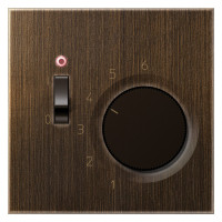 Термостат комнатный Jung LS METAL, античная латунь, TRME231AT