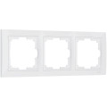W0032001/ Рамка на 3 поста Snabb basic (белый)