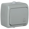 Выключатель кнопочный 1-кл. ОП AQUATIC ВС-20-1-3-А 10А IP54 GENERICA EVA14-K03-10-54