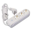 Удлинитель 3х3м с заземл. 16А с выкл. защ. шторки Makel N3310043
