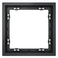Рамка пластиковая VOLTUM S70 на 1 пост, (графит)
